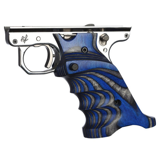 Volquartsen MKIII Laminated Wood Pistol Grips, Blue, Left-Handed