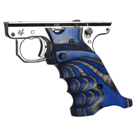 Volquartsen MKIII Laminated Wood Pistol Grips, Blue, Right-Handed