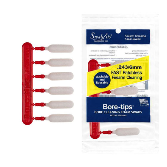 Swab-Its Bore-tips cal 6mm /.243 6pk