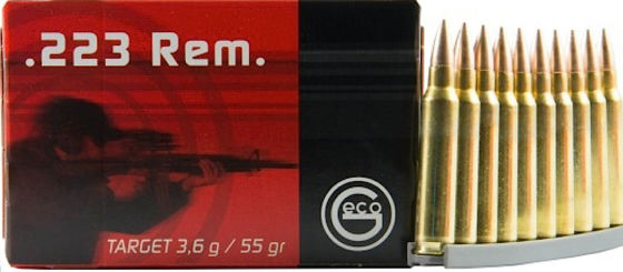 223 Rem Geco 55 grains FMJ (50pk)