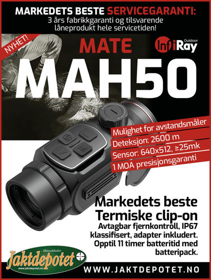 Bilde av Infiray Mate MAH50, 50mm-640 Sensor Termisk Clip On