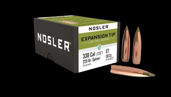 Bilde av .338 Nosler 338 Cal 225gr  E-Tip Lead Free (50 ct.)