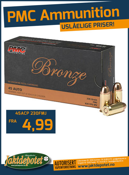 Bilde av 45 ACP PMC 230 grs.Fmj  50pk.