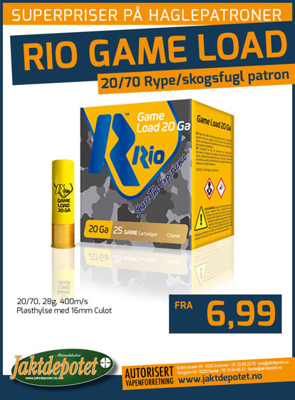 Bilde av 20/70 Rio Game Load 28g No