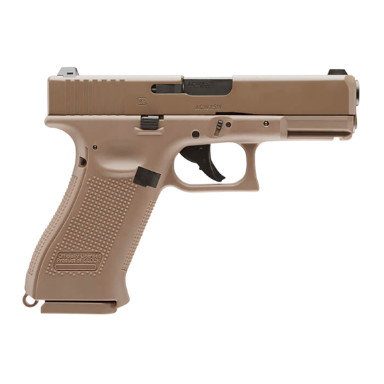 Bilde av Glock 19X Coyote Blowback 18 skudds 4.5mm BB luftpistol