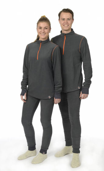 Bilde av Fridtjof Nansen Fleece Sett - Fekjan Grå XL