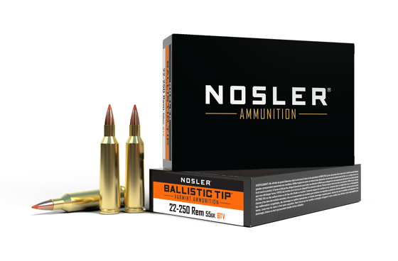 Bilde av 22-250 Nosler Varmageddon 55gr FB Tipped (20 ct.)