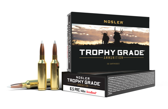 Bilde av 6,5 PRC Nosler Trophy Grade Accubond 140grs. 20pk.