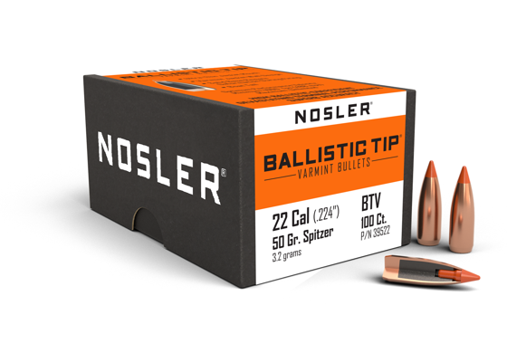 Bilde av .224 Nosler Varmageddon FB Tipped  50grs. 100pk.