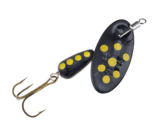 Bilde av Panther Martin - Inline Svivel Spinner - Spotted Black, 7gr