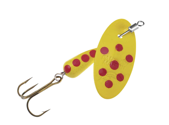 Bilde av Panther Martin - Inline Svivel Spinner - Spotted Yellow, 7gr