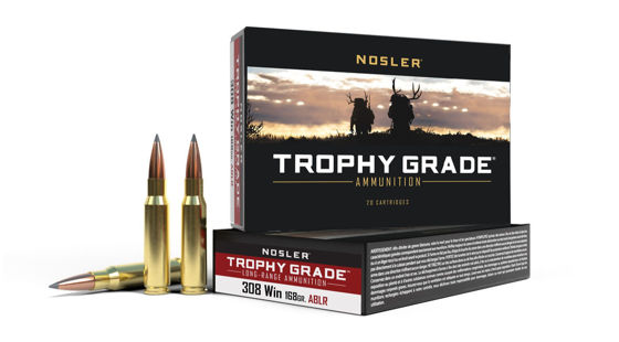 Bilde av 308 Win Nosler ACCUBOND LONG RANGE Ammo 168grs. 20pk.