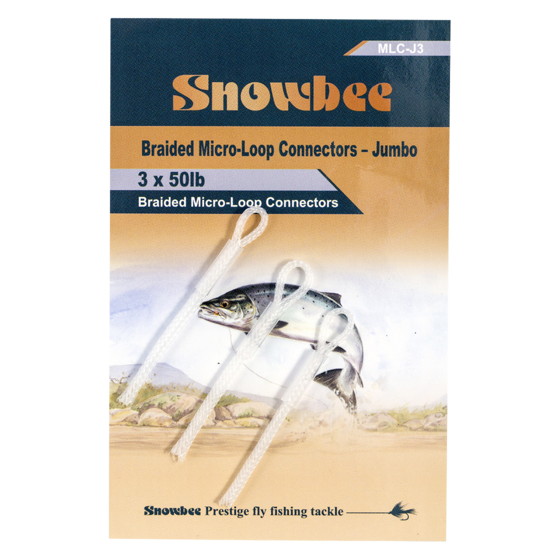 Snowbee Micro-Loop Jumbo 50 Lbs 3stk