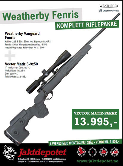 Bilde av Weatherby Vanguard 2 GRS Fenris