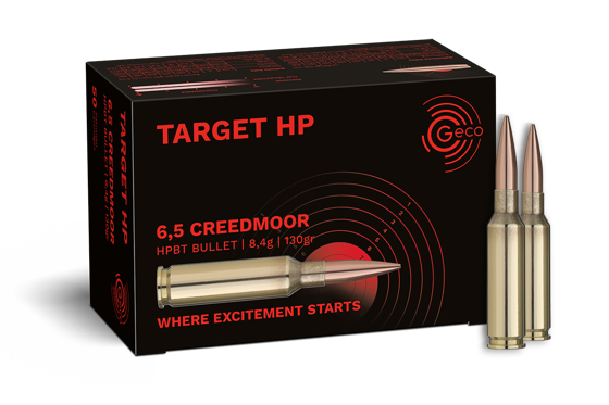 Bilde av 6,5 Creedmoor Geco Target 130grs. 50pk.