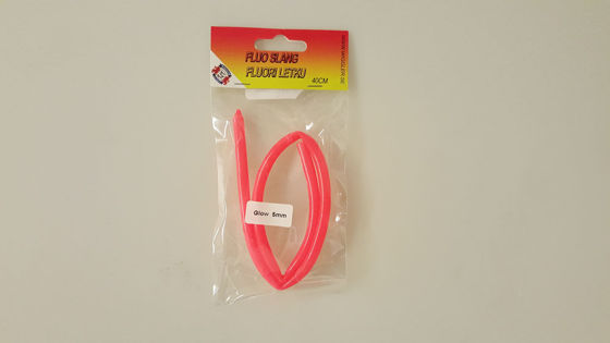 Bilde av Wiggler Glow slange Fluo Rød 40cm