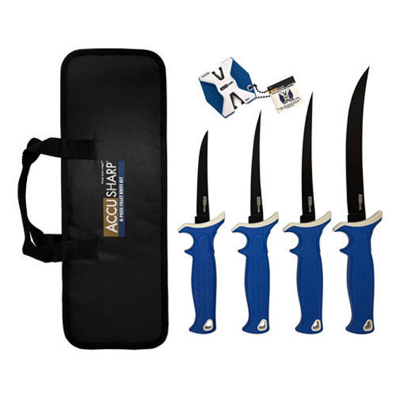 Bilde av AccuSharp 6 Piece Fillet Knife Kit with Sharpener