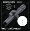 Bilde av Vector Continental Tac FFP 1-6X28 FFP, 34mm