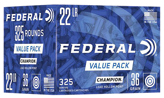 Bilde av 22 lr. Federal 749 Champion Value Pack - HP 36grs. 325pk.