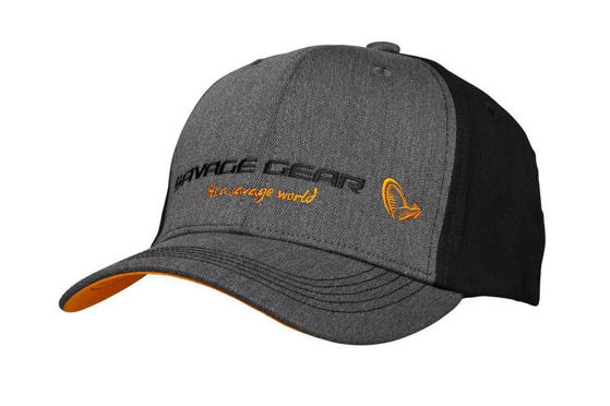 Bilde av Savage Gear Strike Cap O/S Grey Melange/Black