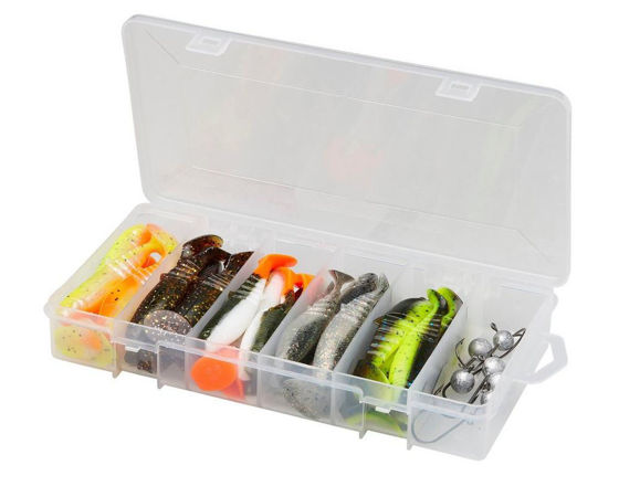 Bilde av Savage Gear Cannibal Shad Kit 10-12.5cm MIX 36Pcs