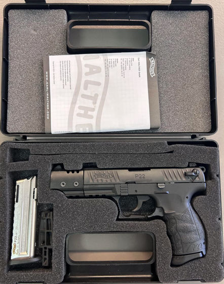 Bilde av Brukt/Demo Walther P22Q TARGET 5 .22LR gjenget