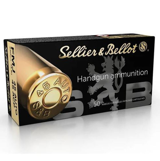 Bilde av 45 ACP S&B 230grains FMJ 50 stk