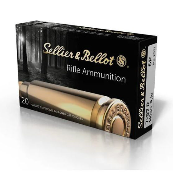 Bilde av 7x57R S&B Soft Point 140 grains 20 stk