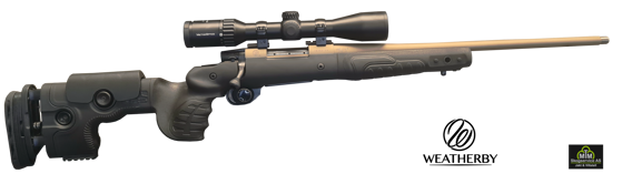 Bilde av Weatherby Bifrost BLK Fools gold ceracoate 308W