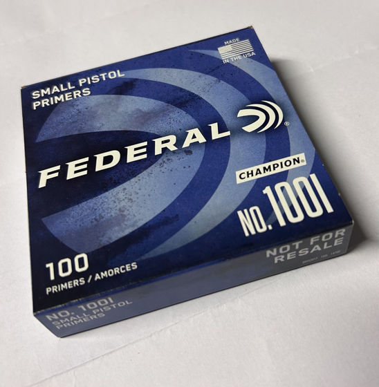 Bilde av Tennhetter 100 Federal SMALL PISTOL PRIMER 100stk
