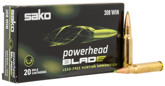 Bilde av 308 Win Sako Powerhead Blade PRO 162gr Tipped Copper 20pk