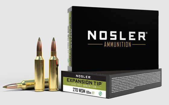 Bilde av 270 WSM Nosler E-tip Ammo 130grs. 20 pk.