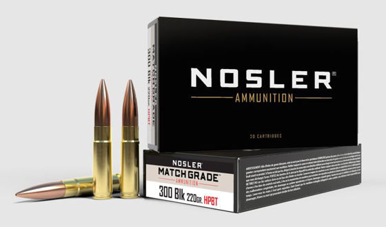 Bilde av 300 Blackout Nosler Match Grade RDF SUB Ammo 220grs. 20 pk.