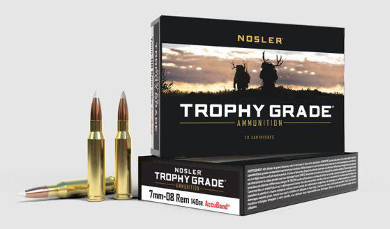Bilde av 7-08 Rem Nosler Trophy Grade Accubond Ammo 140grs. 20 pk.
