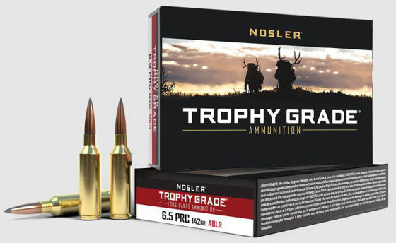 Bilde av 6,5 PRC Nosler Trophy Grade Accubond LR Ammo 142grs. 20 pk.