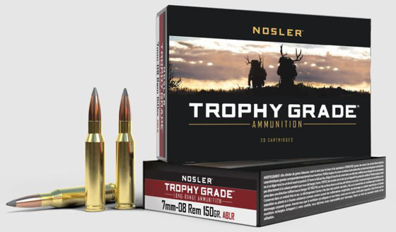Bilde av 7-08 Rem Nosler Trophy Accubond LR Ammo 150grs. 20 pk.