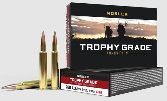 Bilde av 280 AI Nosler Trophy Grade Accubond LR Ammo 150grs. 20 pk.