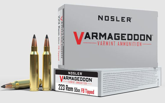 Bilde av 223 Rem Nosler Varmageddon FB Tipped Ammo 55grs. 20 pk.
