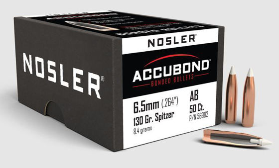 Bilde av .264 (6.5) Nosler Accubond 140grs. 50 pk.