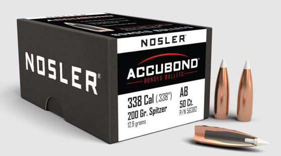 Bilde av .338 Nosler Accubond 200grs. 50 pk.