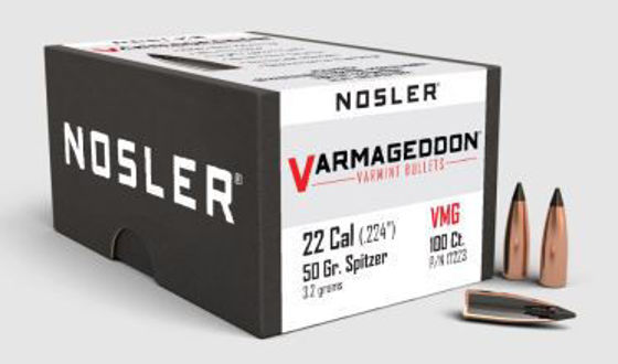 Bilde av .224 Nosler Varmageddon FB Tipped  50grs. 100pk.