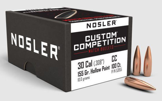 Bilde av .30 (7,62) Nosler Custom Competition HPBT 155grs. 100 pk.