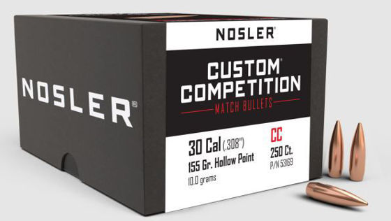 Bilde av .30 (7,62) Nosler Custom Competition HPBT 155grs. 250 pk.