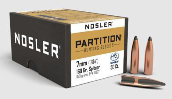 Bilde av .284 (7mm) Nosler Partition 160grs. 50 pk.