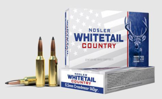 Bilde av 6,5 Creedmoor Nosler Whitetail Ammo 140grs. 20 pk.