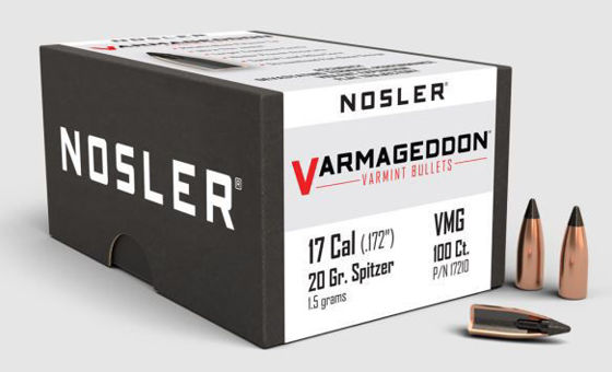 Bilde av .172 (17 cal) Nosler Varmageddon FB Tipped 20grs. 100 pk.