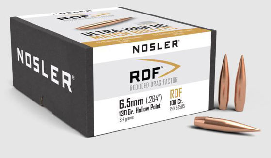 Bilde av .264 (6.5) Nosler RDF HPBT 130grs. 100 pk.