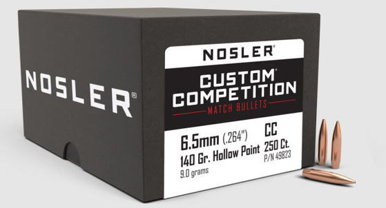Bilde av .264 (6.5) Nosler Custom Competition HPBT 140grs. 250 pk.