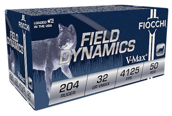 Bilde av 204 Ruger Fiocchi V-Max 32grs. 50pk.