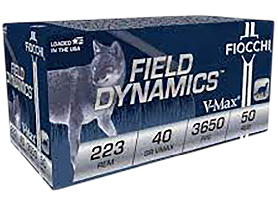 Bilde av 223 Fiocchi Field Dynamics 40grs V-max 50pk.